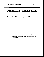 VCS DirectC - A Quick Look
